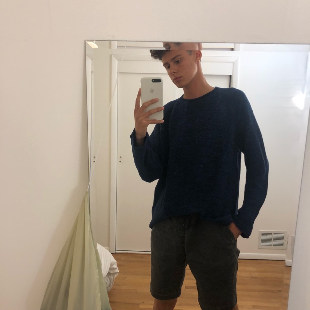 American Apparel Navy Sweater